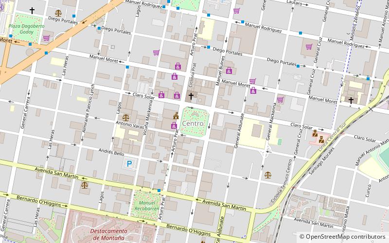 plaza anibal pinto temuco location map