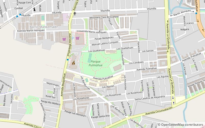 parque pulmahue temuco location map