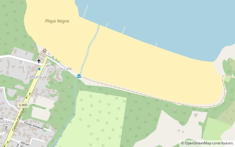 playa negra location map