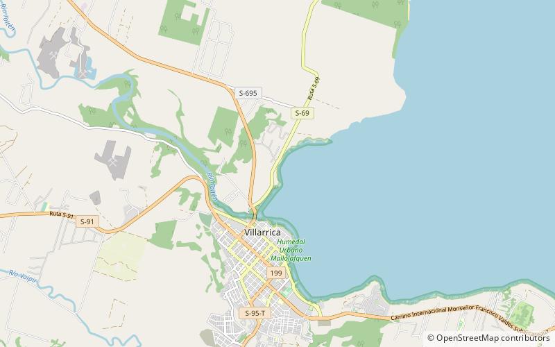 playa blanca villarrica location map