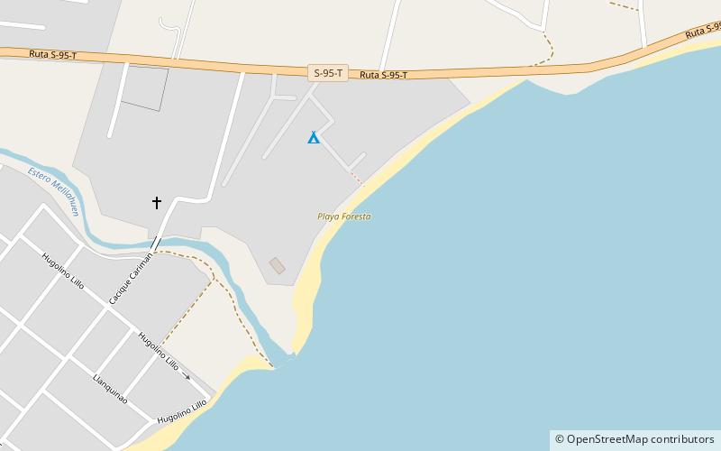 playa foresta lican ray location map