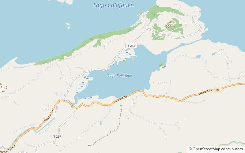 Lac Pullinque location map