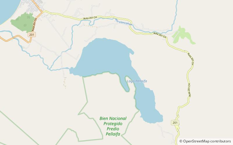 Lago Pellaifa location map
