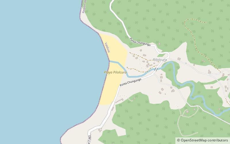 playa pilolcura location map