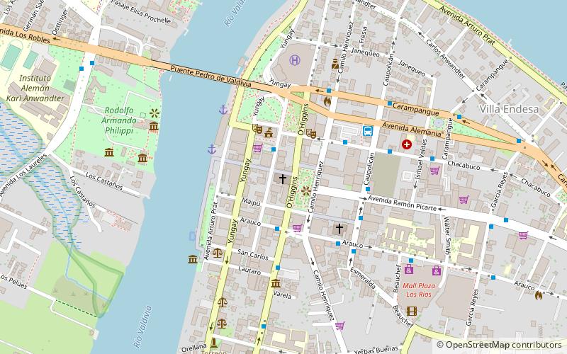Catedral de Valdivia location map