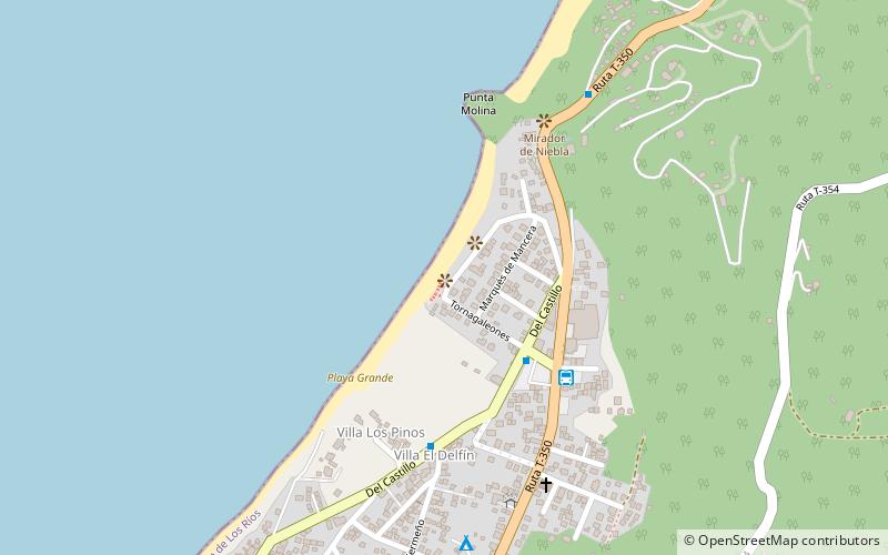 playa grande niebla location map