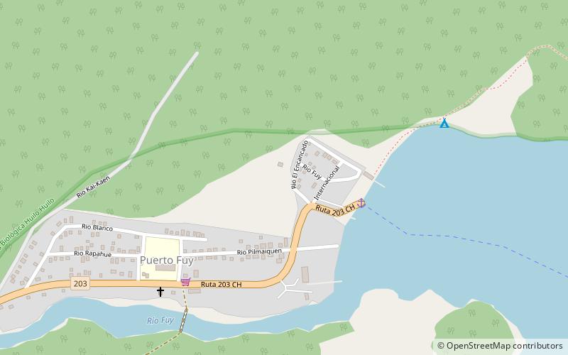 Puerto Fuy location map
