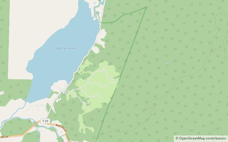 Lago Neltume location map
