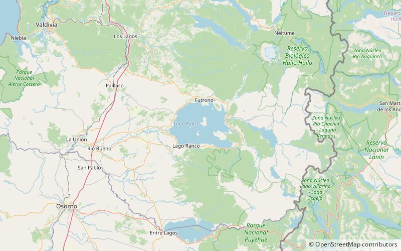 Ranco Lake location map