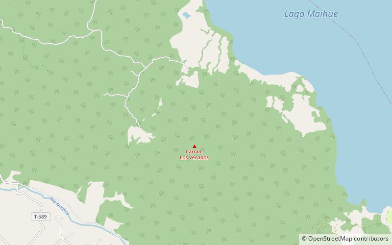 carran los venados bosques templados lluviosos de los andes australes location map