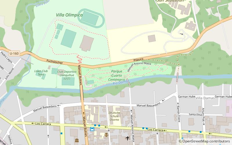 parque cuarto centenario osorno location map