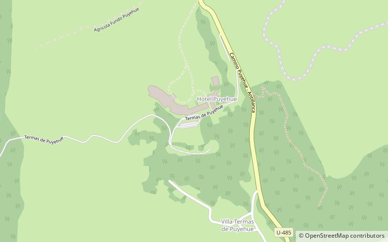 Termas de Puyehue location map