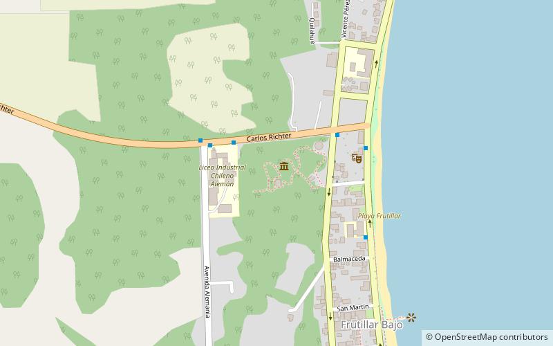 cementerio frutillar location map