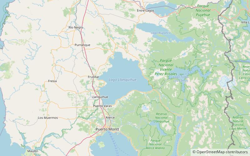 Jezioro Llanquihue location map