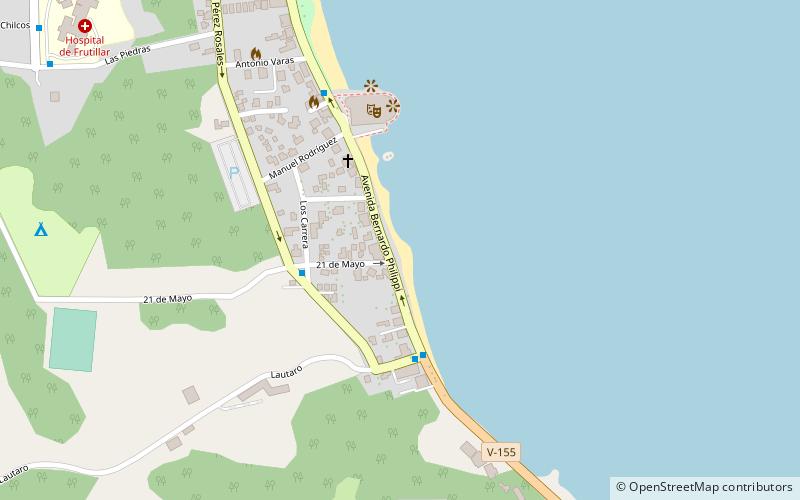 playa frutillar location map
