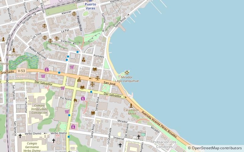 muelle piedraplen puerto varas location map