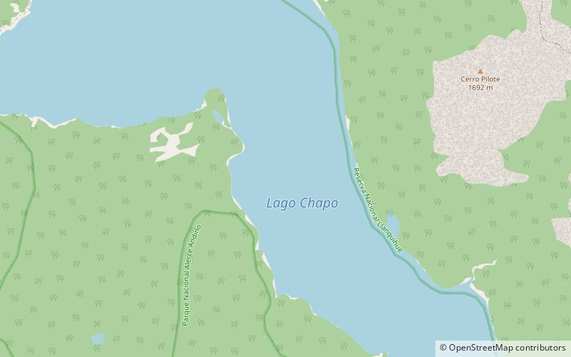Lago Chapo location map