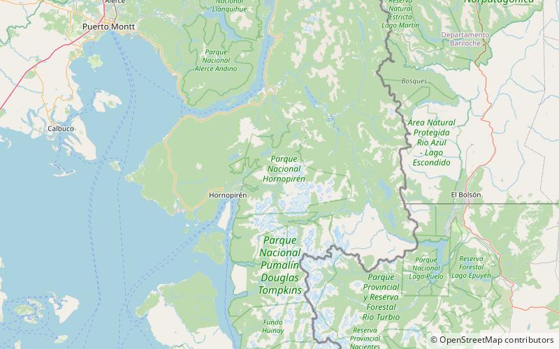 Parc national Hornopirén location map