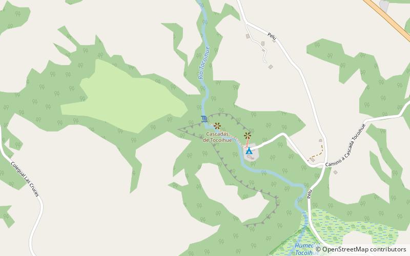 cascadas de tocoihue dalcahue location map
