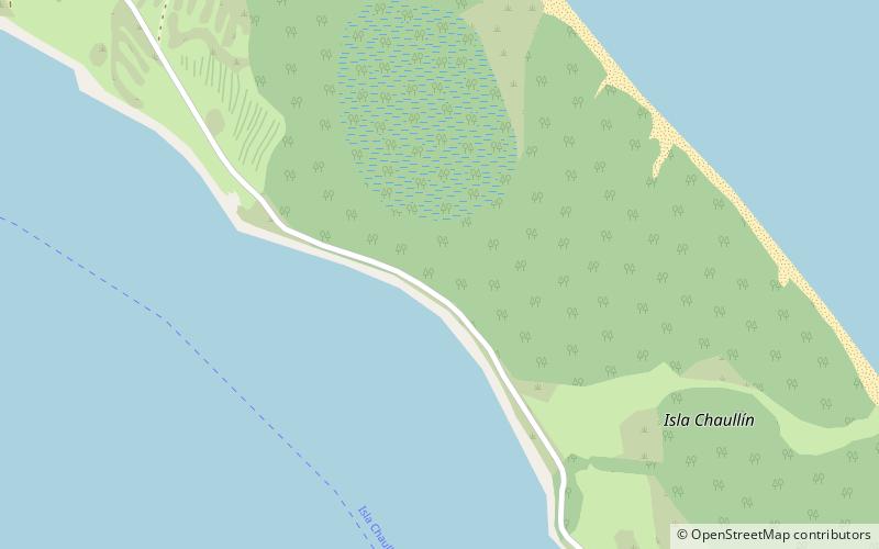 chaullin island quellon location map