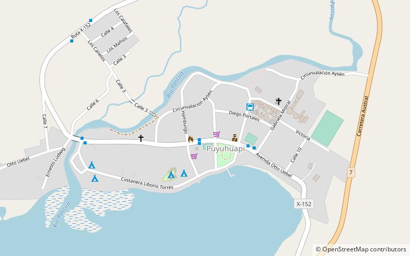 Puyuhuapi location map