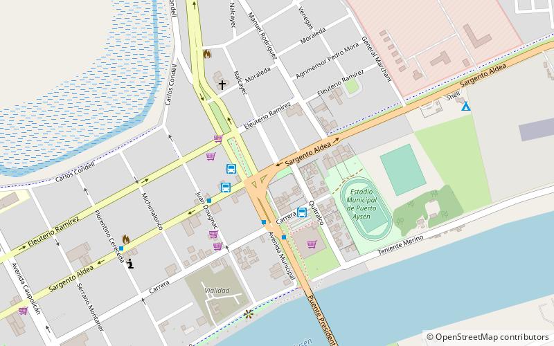 arbol navideno puerto aisen location map
