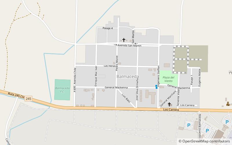 Balmaceda location map