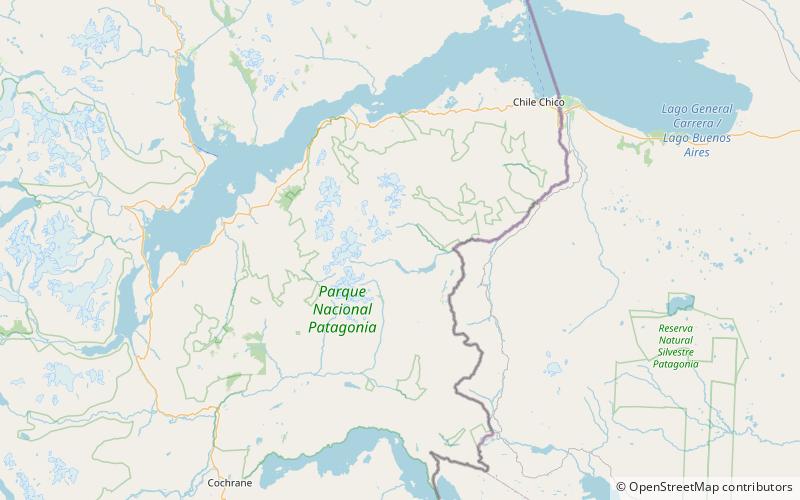 Lago Jeinimeni National Reserve location map