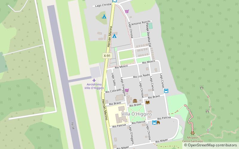 Villa O’Higgins location map