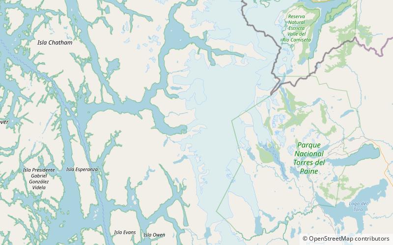 Amalia-Gletscher location map