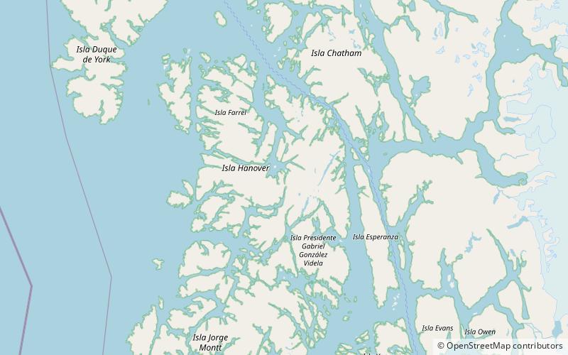 Hanover Island location map