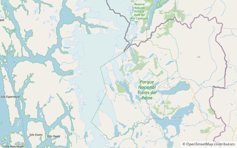 Grey-Gletscher location map