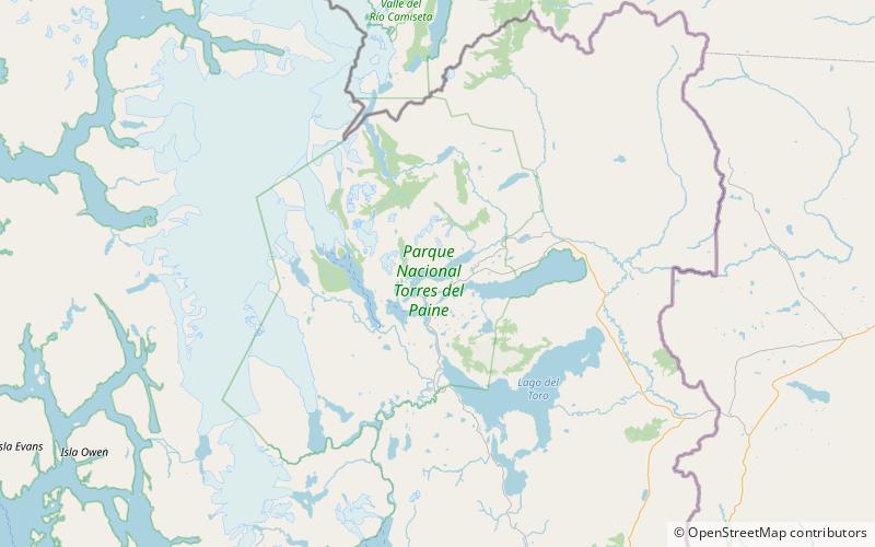 Lago Nordenskjöld location map