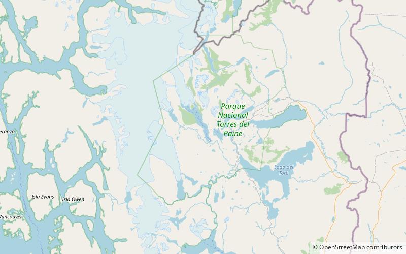 Lago Grey location map