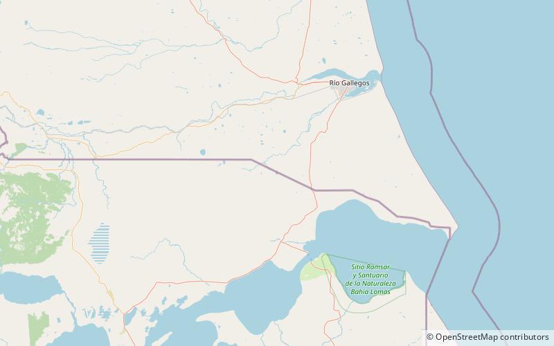 ana lake pali aike national park location map