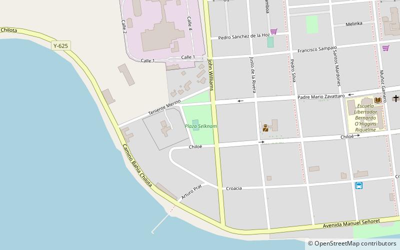 plaza selknam porvenir location map