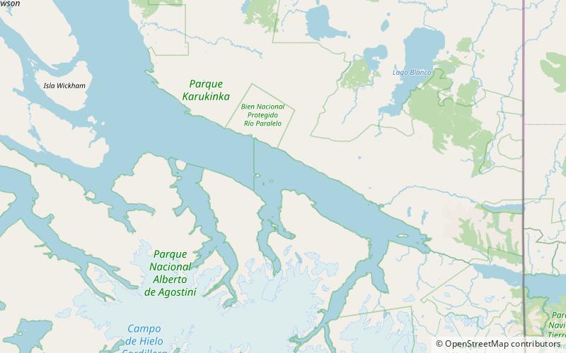 fjord almirantazgo reserve de biosphere cabo de hornos location map