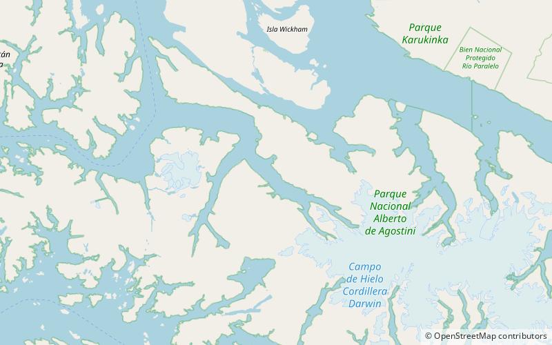 Agostini Fjord location map