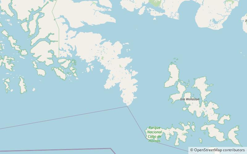 peninsula hardy isla hoste location map