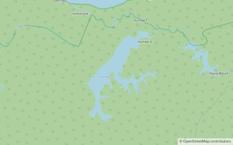 lake tissongo rezerwat dzikich zwierzat douala edea location map