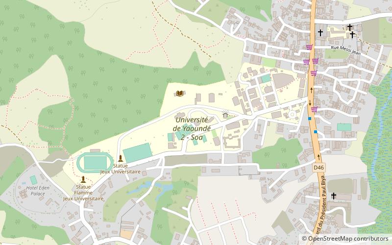 university of yaounde ii yaunde location map
