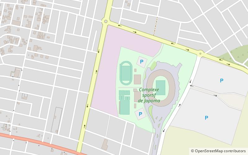 Japoma Stadium location map