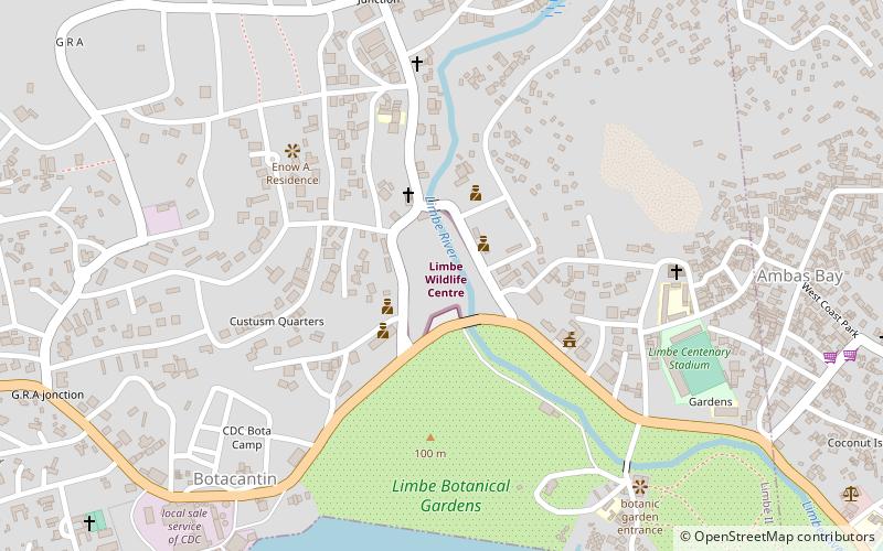 zoo de limbe limbe location map
