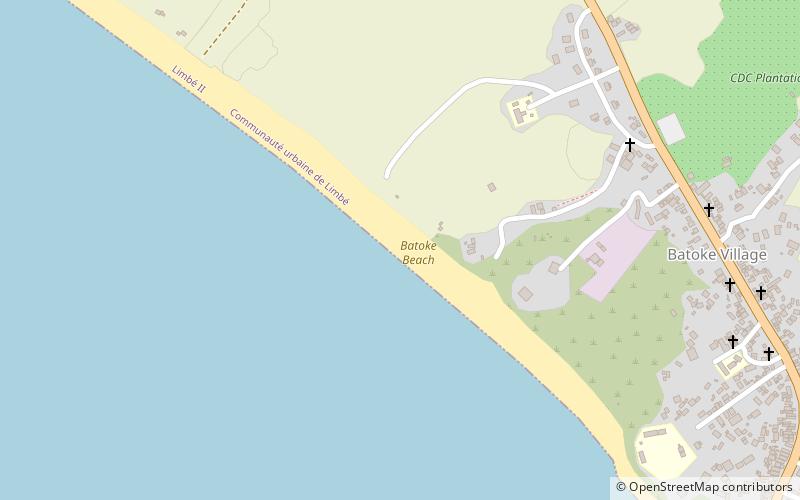 batoke beach location map