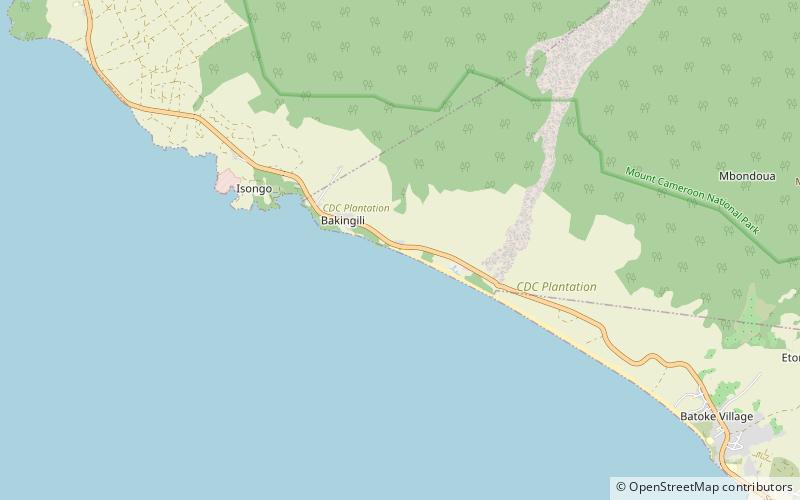 tsaben beach location map