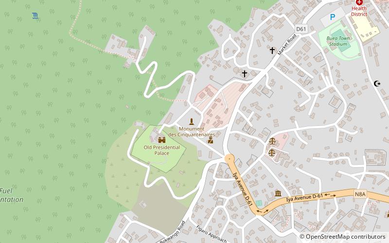 Monument des Cinquantenaires location map