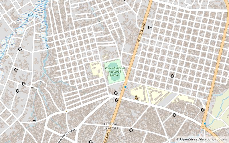 stade municipal ndoumbe oumar ngaoundere location map