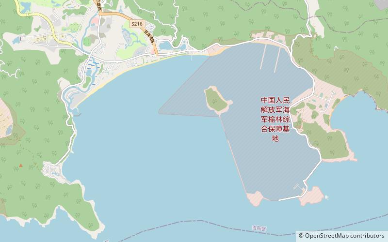 Yalong Bay location map