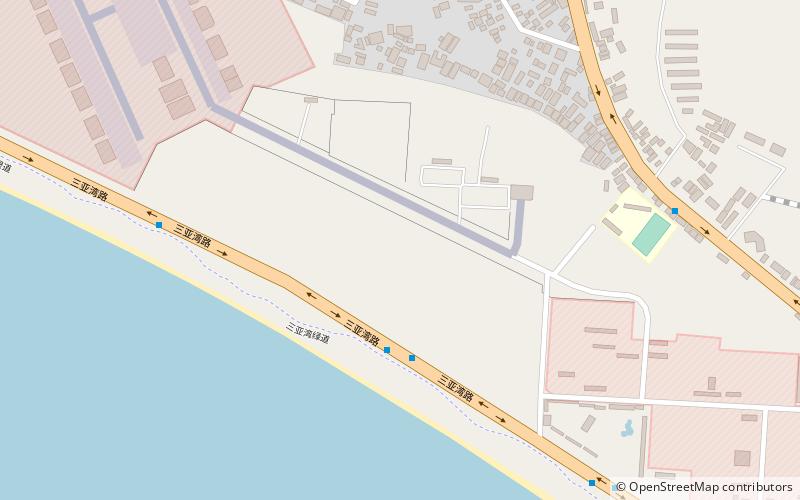 Sanya Bay location map