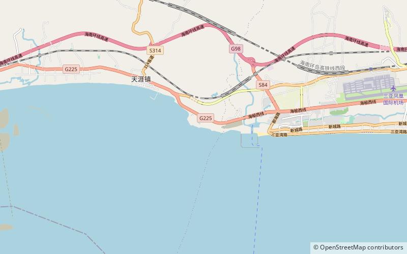 tianya haijiao sanya location map